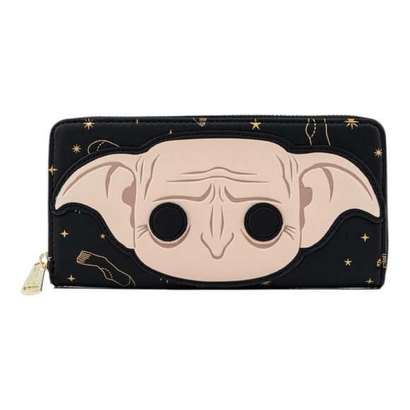 Loungefly Funko POP! Harry Potter Dobby Zip Around All Over Print Wallet - Picture 14 of 15